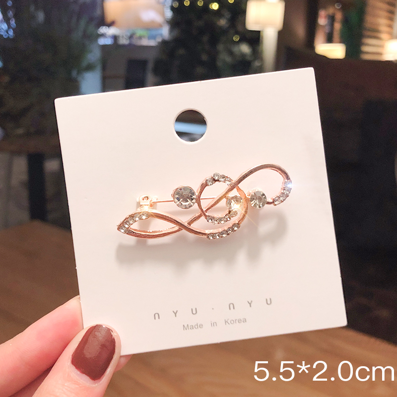 Pink Empress Lucu Korea Mutiara Bros Kepribadian Wanita High-end Korsase Pakaian Tetap Pin Aksesoris Hadiah-21#