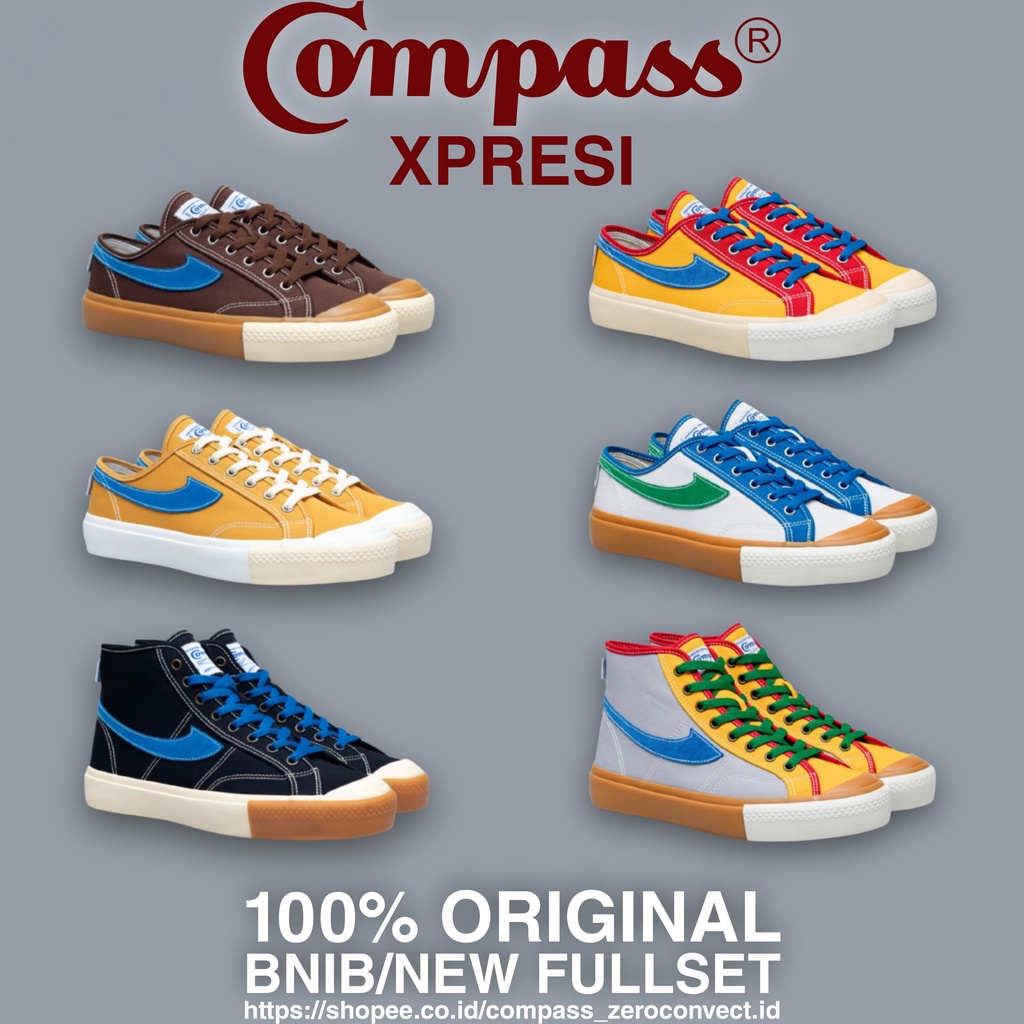 Compass Xpresi BCA Gazelle Low Anastasia - Yoshua - Yoga - Farhan - Hi / High Aria - Syafrudin