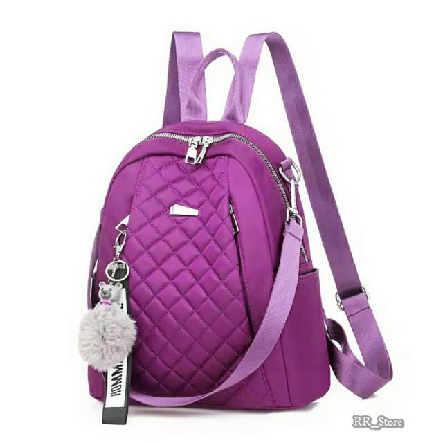 New Famous Tas Backpack Stylish KYKYMOW 2REST MICRO GELEMBUNG Free Gantungan /tas badcover gelembung