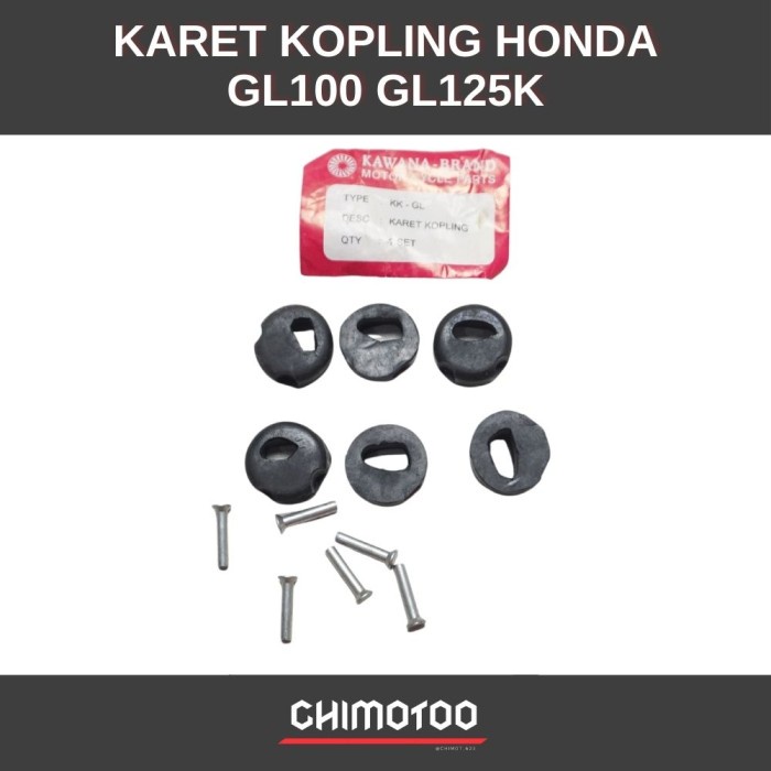 KARET KOPLING HONDA GL100 GL125K GL 100 GL 125 K NEW OLD STOCK