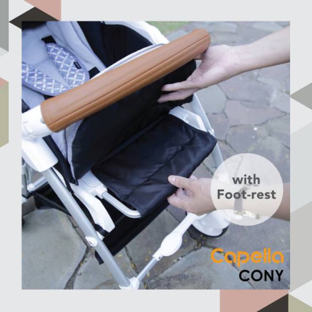 stroller kereta dorong bayi hadap ibu Cocolatte Capella Cony S230