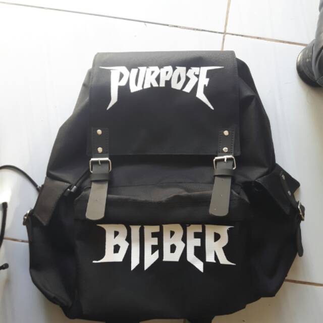 Tas ransel justin bieber multi backpack