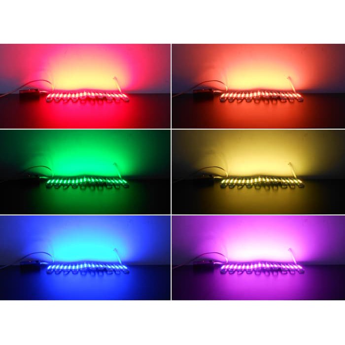 Led batang 3Mata 3 Mata 5050 RGB 12v Advertising Papan Nama Waterproof