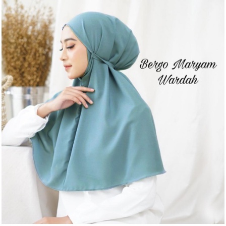 BERGO TALI JILBAB INSTAN BERGO MARYAM KHIMAR INSTANT DIAMOND KHIMAR TALI GRADE ORI QUALITY-WARDAH