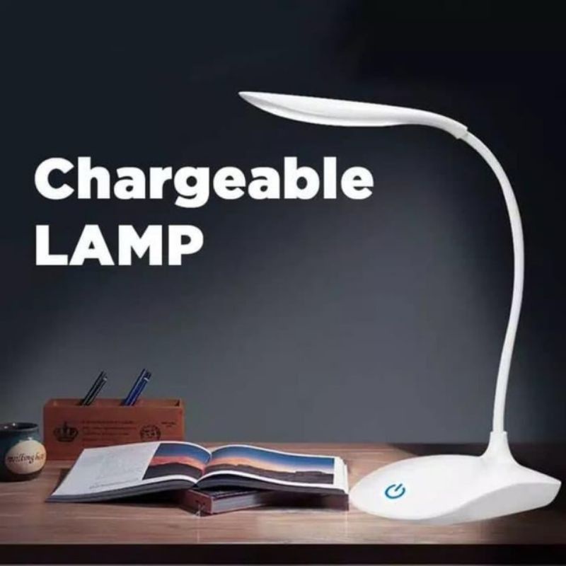 Bundara.id El-808 Portable + flexible lampu belajar lampu meja lampu emergency