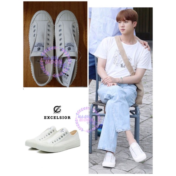 BTS OUTFIT JIN SHOES EXCELSIOR OFFICIAL (TOLONG BACA KET)