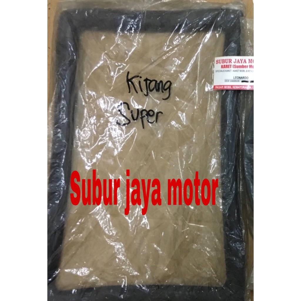 Karet Kaca Belakang - Kijang Super KHUSUS model 4 pintu - (Karet Kaca Kecil saja)