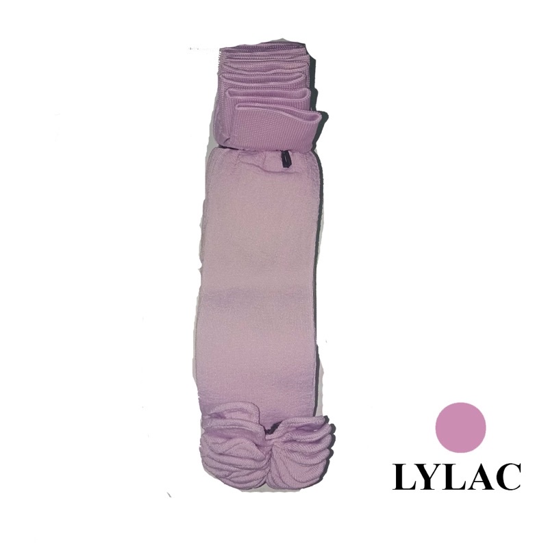 Kaos Kaki Jari Jempol Polos Varian Warna Lusinan-LYLAC DUSTY PURPLE