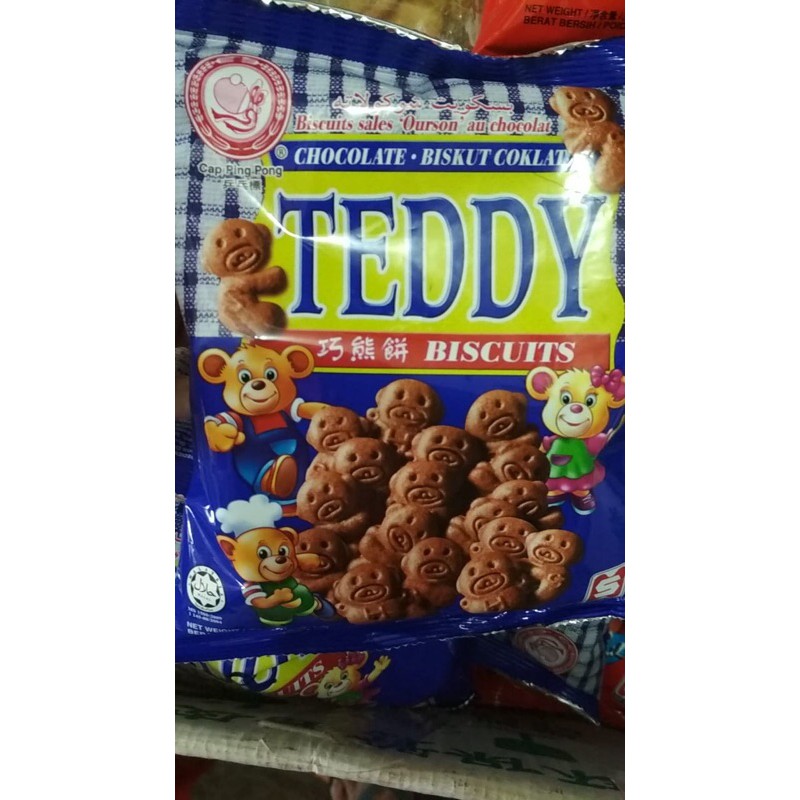 Biskuit Coklat Teddy 120gram