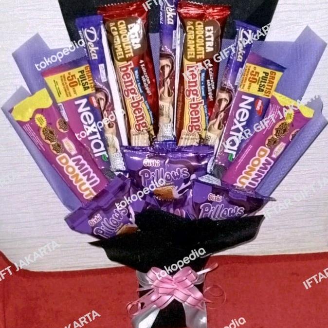 

Best Product!!! Buket Wisuda / Bucket Snack / Bouquet Ultah/Snack Buket/Bouquet Snack - Paling Diminati