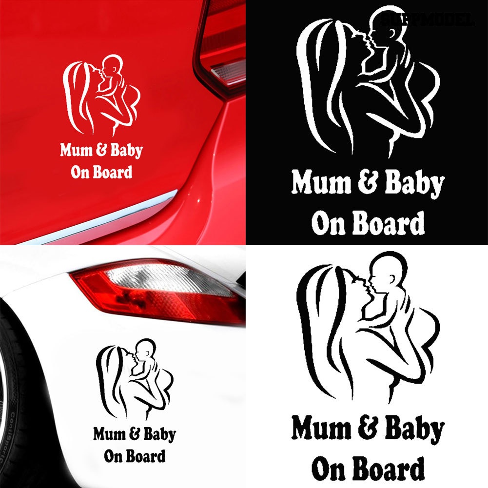 Stiker Reflektif Motif Tulisan Baby on Board Untuk Dekorasi Bodijendela Mobil