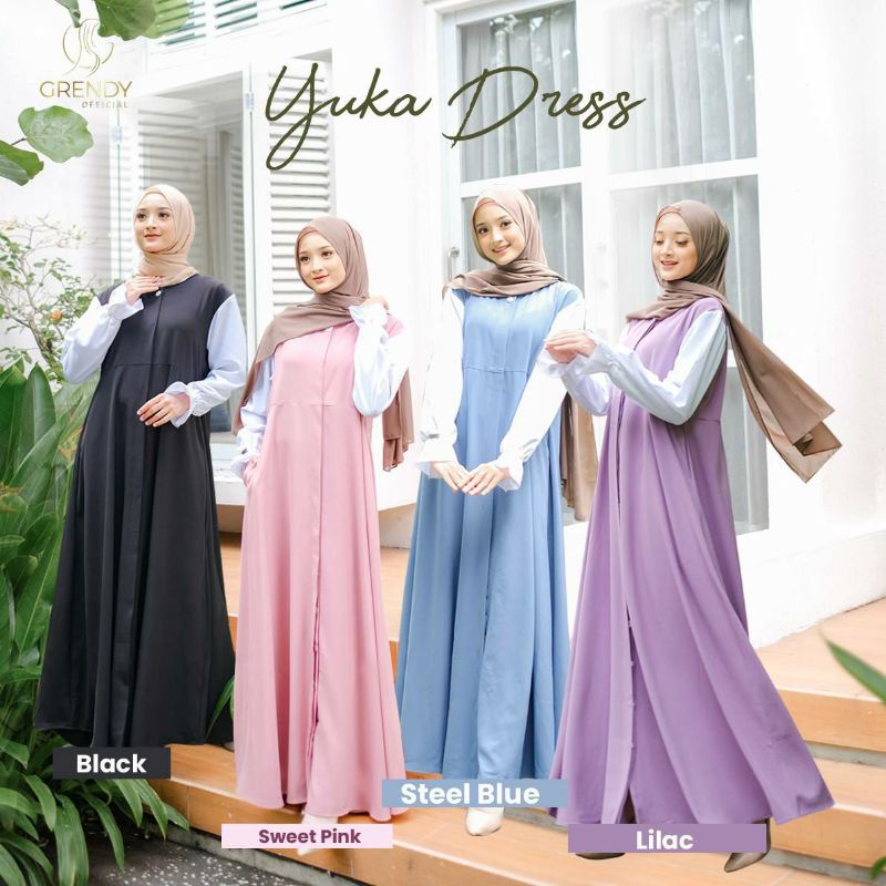 YUKA dress by Grendy (READYSTOCK)