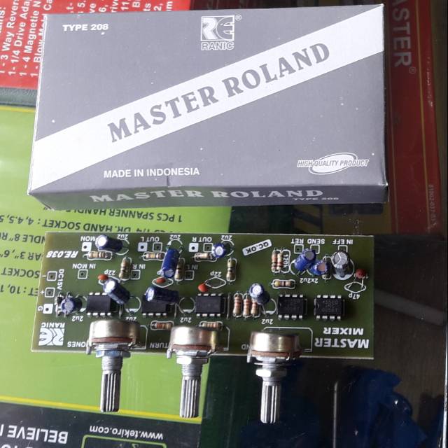 Kit master mixer roland 208
