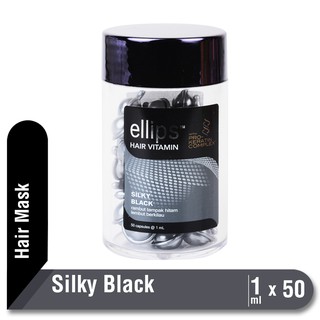  Ellips  Vitamin  Rambut  Keratin Silky Black Jar Shopee 