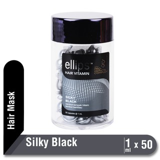  Ellips  Vitamin  Rambut  Keratin Silky Black  Jar Shopee 