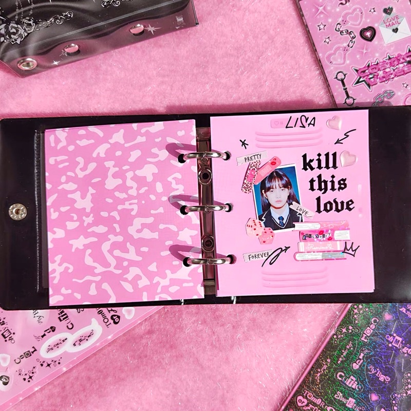 

[READY] REFILL SLEEVE DAN KERTAS BINDER 3 RING COLLECT BOOK 1P UNTUK JOURNALING DECO KOREAN STYLE DECO PC