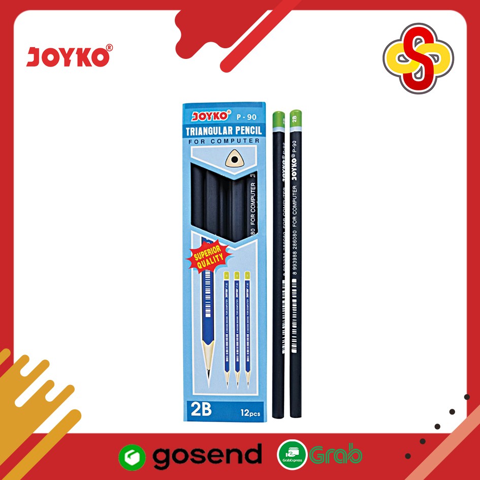 Pencil / Pensil Joyko P-90 2B Isi 12 pcs