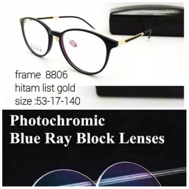 KACAMATA MINUS ANTI RADIASI PHOTOCROMIC BLUERAY KACA MATA KACAMATA MINUS ANTI RADIASI PHOTOCROMIC BLUERAY KACA MATA