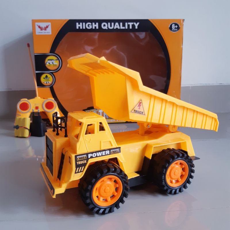 Mainan Remote Control Dump Truck - RC Car Mobil Truk Tambang