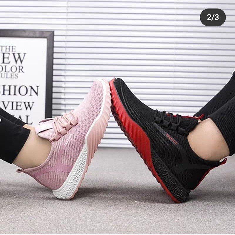 Sepatu sneakers tali wanita running shoes kanvas sepatu olahraga perempuan impor  sport