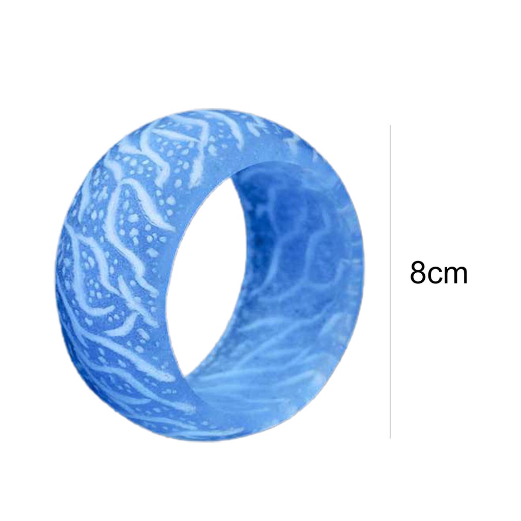 Huluboy Cincin Luminous Glow In The Dark Motif Retak Untuk Unisex
