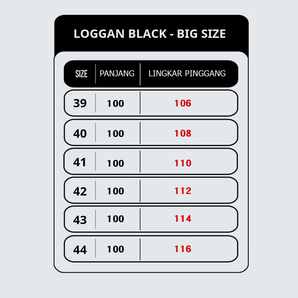 BIG SIZE LOGGAN - Celana Formal Pria Semi Slim Fit Malabiz Loggan series size 39 - 44 Celana Jumbo Celana kantor pria Hitam Panjang Big Size Jumbo Celana Bahan Kerja Jumbo Stretch Celana Kerja Pria Ukuran Besar Longgar