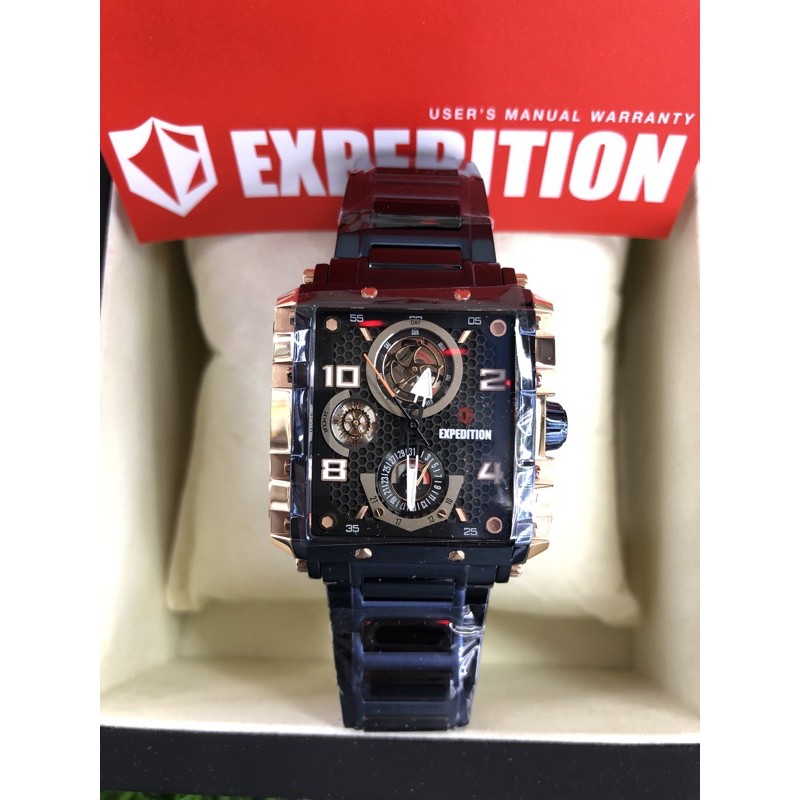 expedition e6757b biru rosegold wanita