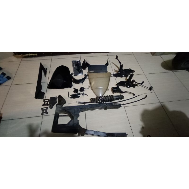 Visor Original Ninja 250R karbu