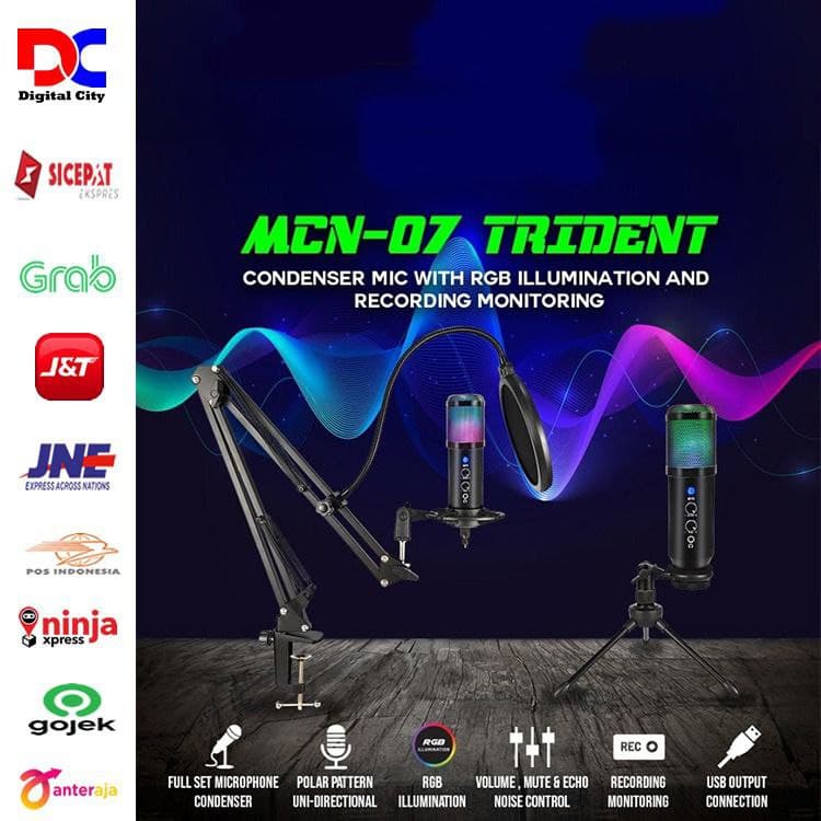 Mic Condenser NYK MCN-07 / MCN07 Trident - Microphone