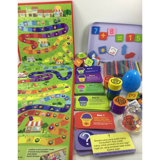 Mainan Edukasi - ABACA My D Math Card