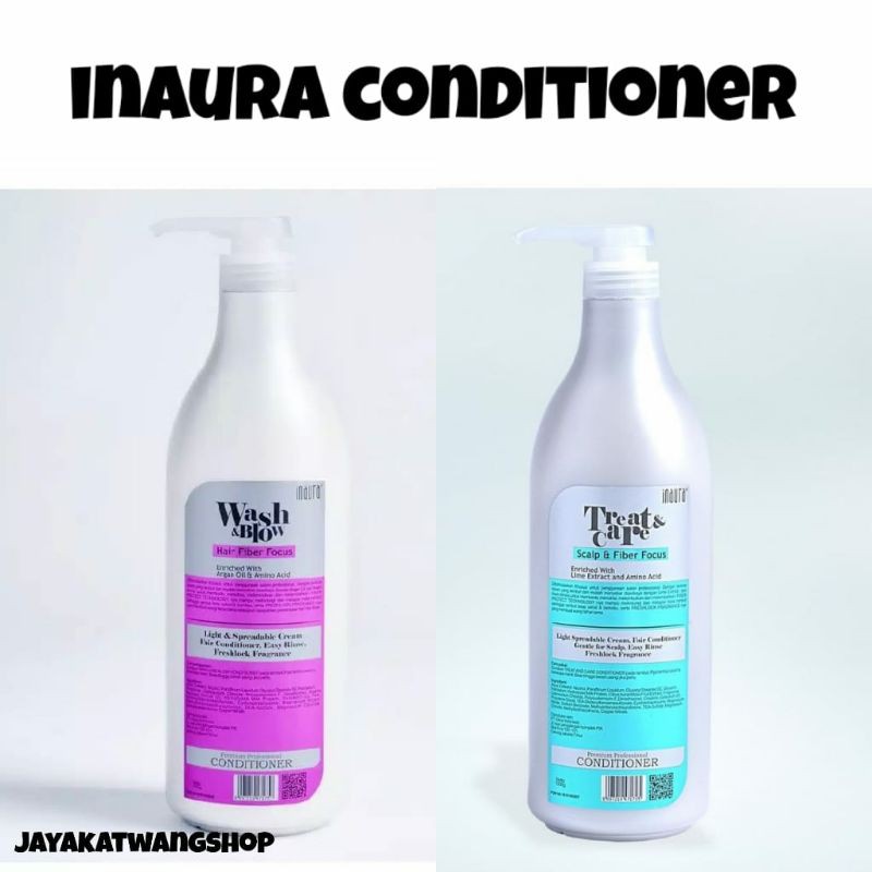 INAURA CONDITIONER BOTOL PUMP 1000 ML Treat &amp; Care / Wash &amp; Blow