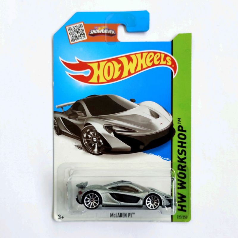 HOT WHEELS MCLAREN P1 SILVER [HW WORKSHOP™].