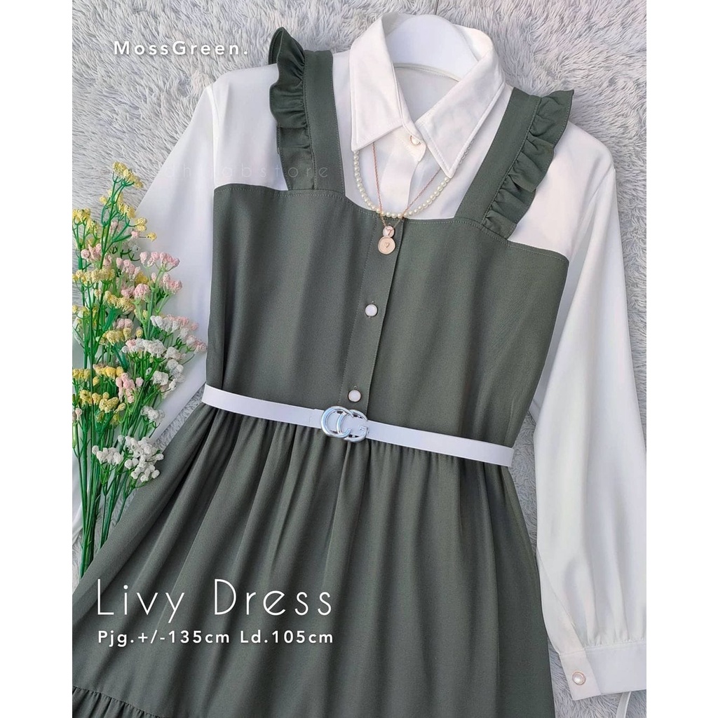 LIVY DRESS - dress wanita terbaru / gamis terlaris / dress muslim / casuall dress