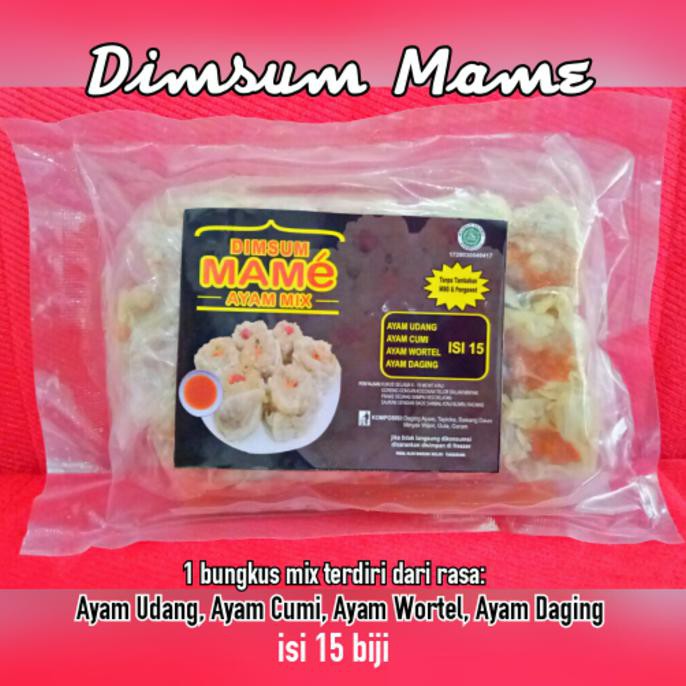 

ENAK Dimsum Mame isi banyak 15 biji rasa mix grosir BANYAK RASA