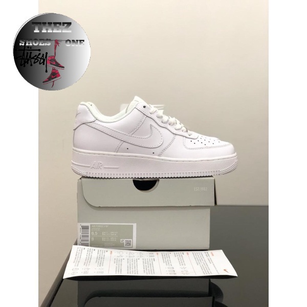 Sepatu Nike Air Force 1 '07 White Free Paperbag High Quality