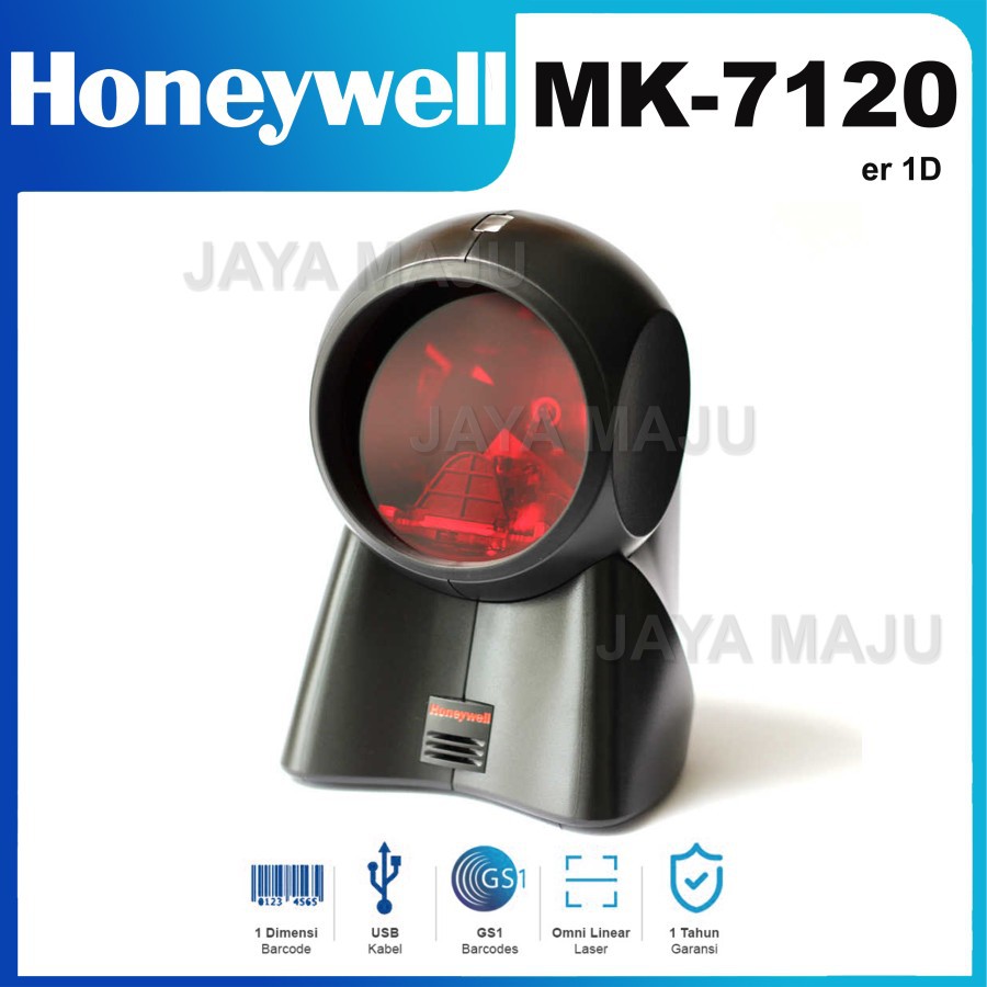 BARCODE SCANNER HONEYWELL MS-7120 / MK-7120  MK 7120 MS 7120 MK7120 MS7120 OMNI ORBIT - LASER - USB