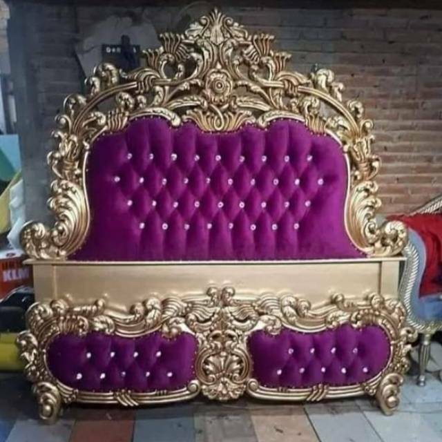 Tempat tidur set mewah kamar set mewah jati furniture mebel jepara