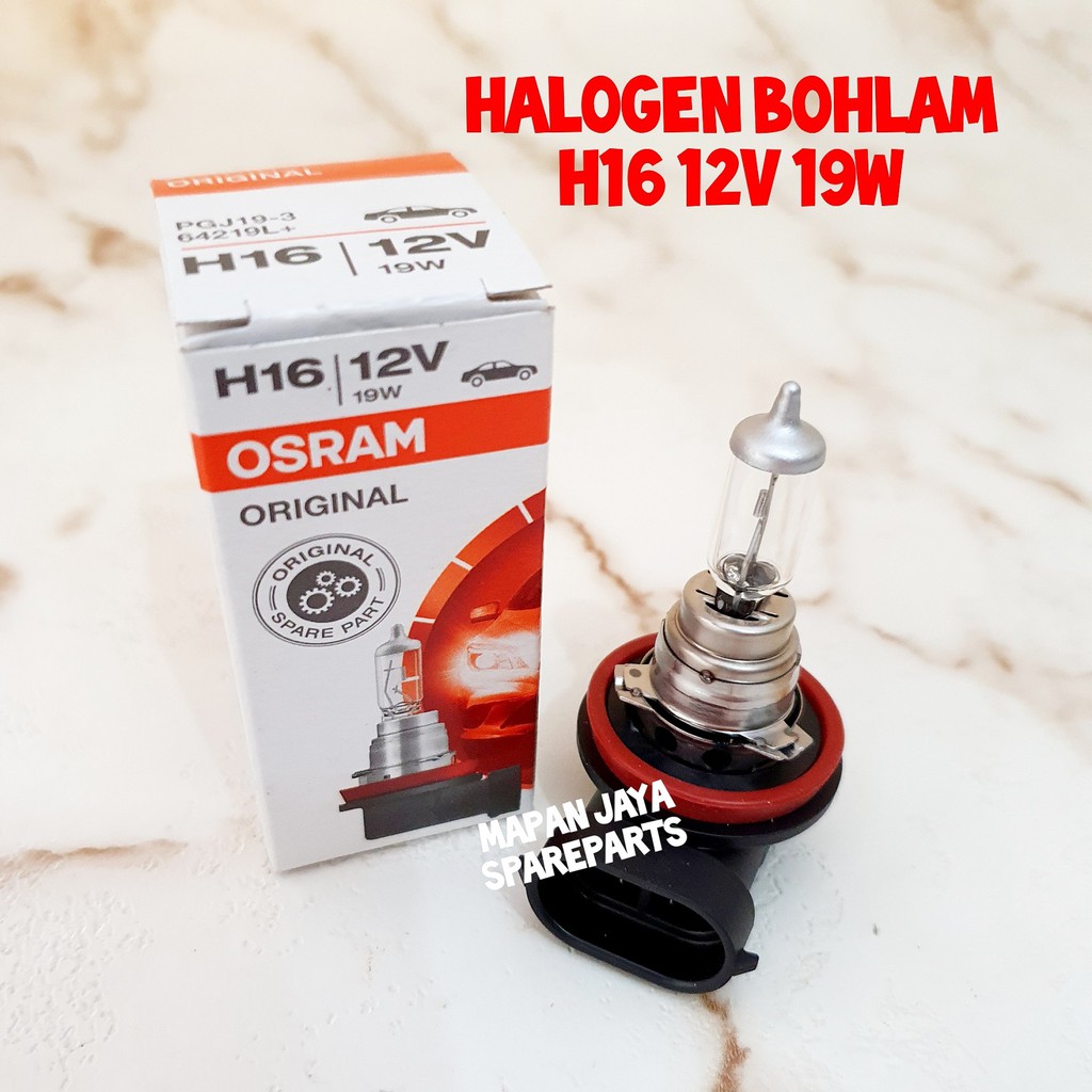 OSRAM BOHLAM H16 FOG LAMP KABUT AVANZA NEW AGYA AYLA CALYA SIGRA RUSH