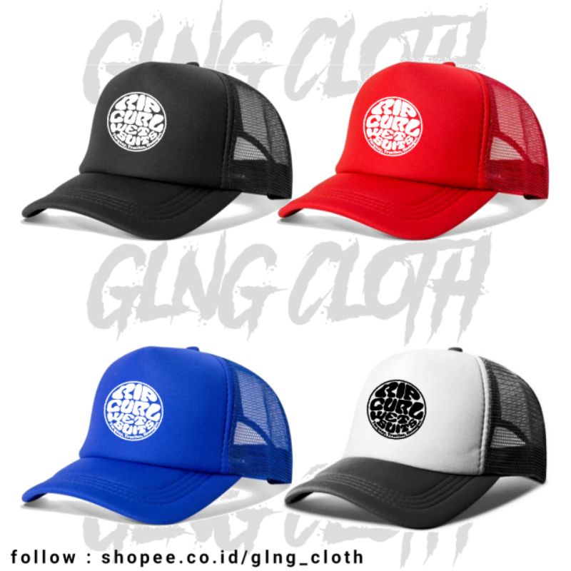 Topi Ripcurll Trucker/Jaring - Topi Ripcurl Wet Suits