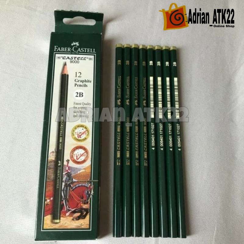

PENSIL FABER CASTEL 2B// PENSIL FABER CASTEL 1 PAK ISI 12 PCS // Original Qualitas No.1