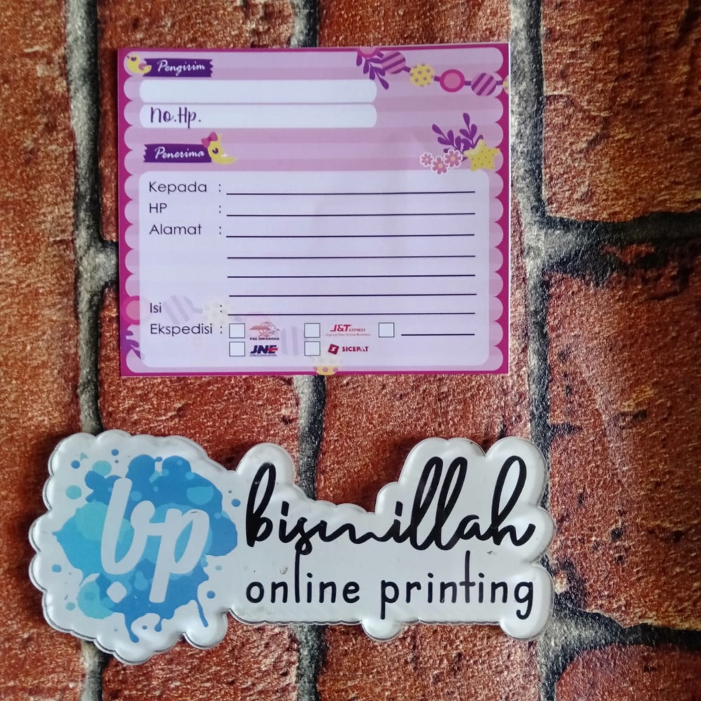 

Stiker Label pengiriman shipping pengiriman