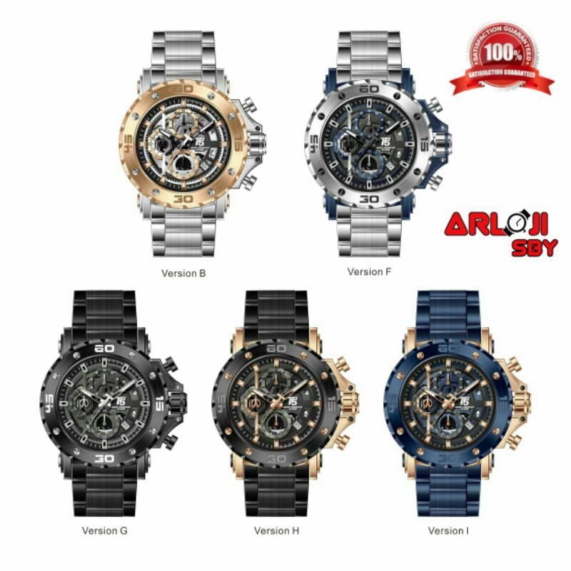 JAM TANGAN PRIA T5 H3723 CHRONOGRAPH ORIGINAL TAHAN AIR T5 H 3723