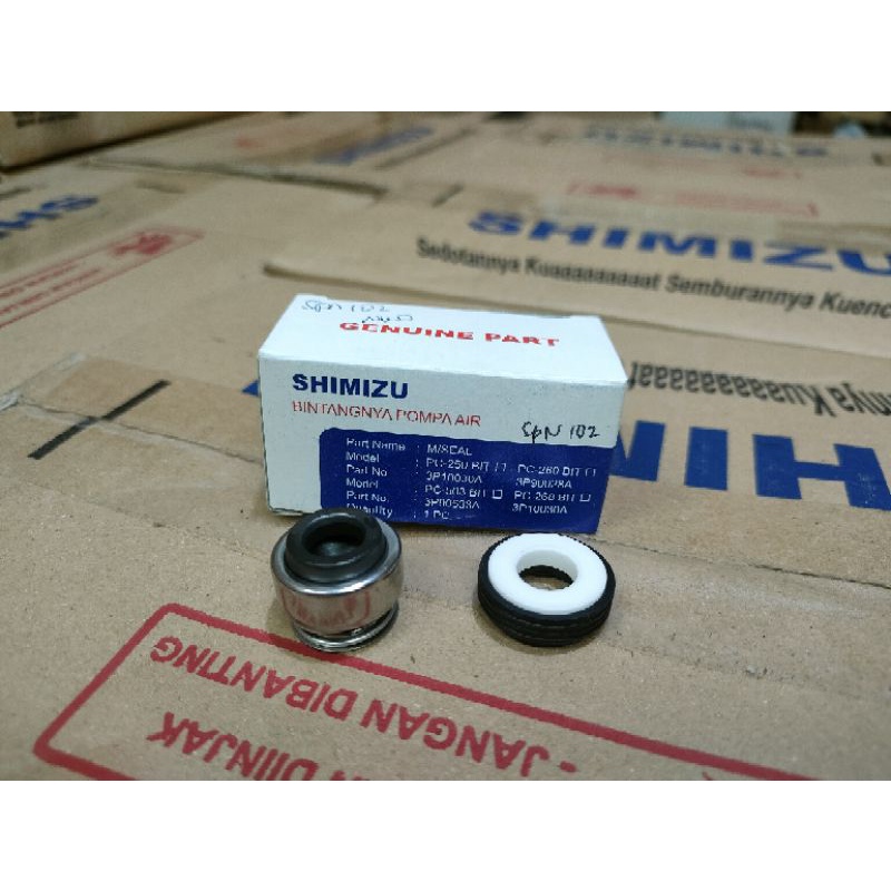 Mechanical seal pompa celup SHIMIZU ORIGINAL SPN 102 BIT Seal Sil Pompa Kolam Spn 102