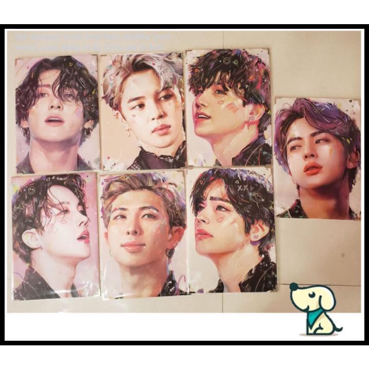 

Edisi Khusus Bts - Diy Paint By Numbers Kit: Bts | Painting Kit |