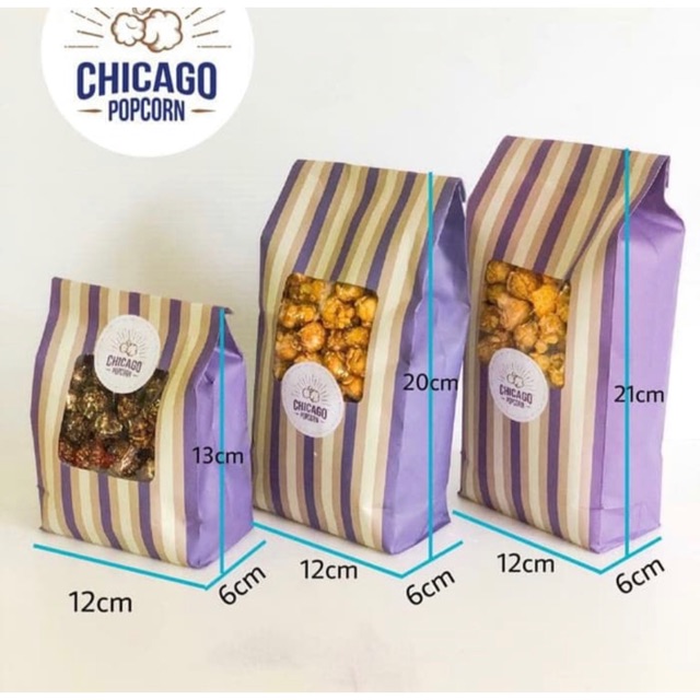 

Chicago popcorn coklat large