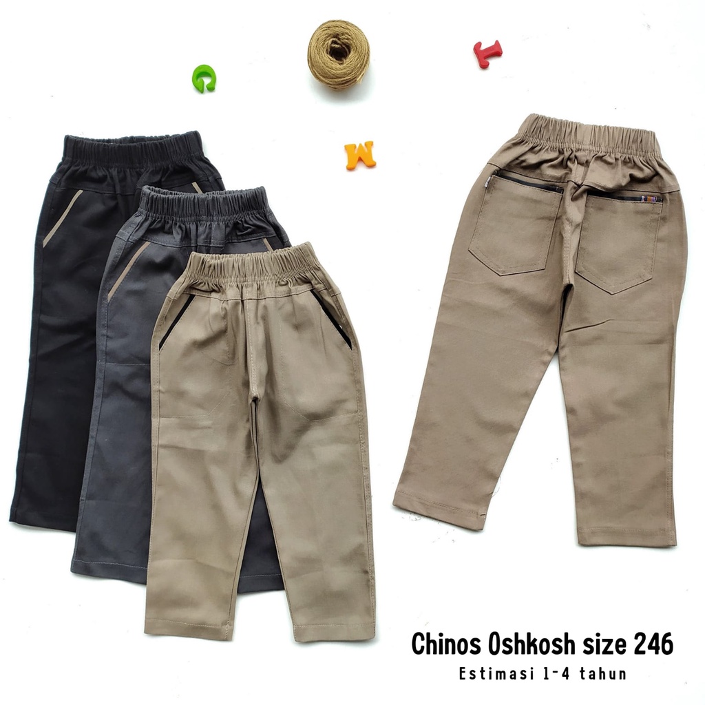 Celana Chino Chinos Panjang Anak Laki Cowok 1 2 3 4 5 6 7 8 Tahun Osh