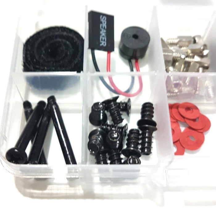 Baut set pc komputer motherboard casing fan pci speaker washer strap