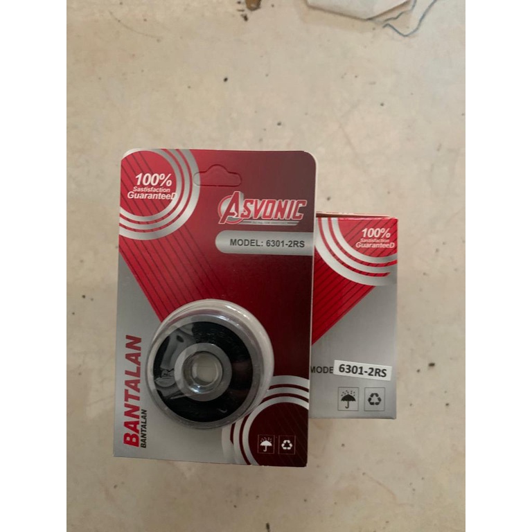 LAHER BEARING 6301 2RS AVSONIC DIJUAL PER DUS ISI 10PC