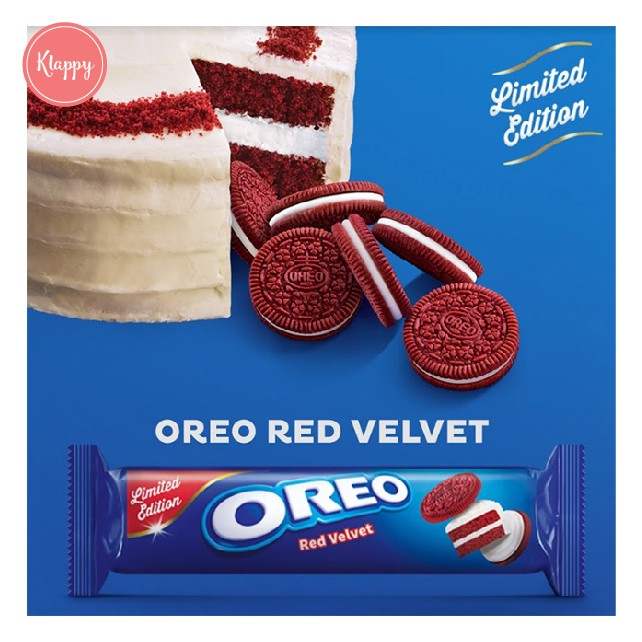

Oreo Red Velvet Biskuit 123,5 g LIMITED EDITION BISA COD