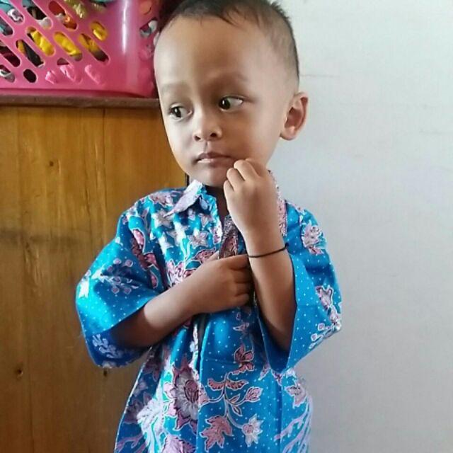 Hem Kemeja Batik Anak Cowok Kd Melati Warna